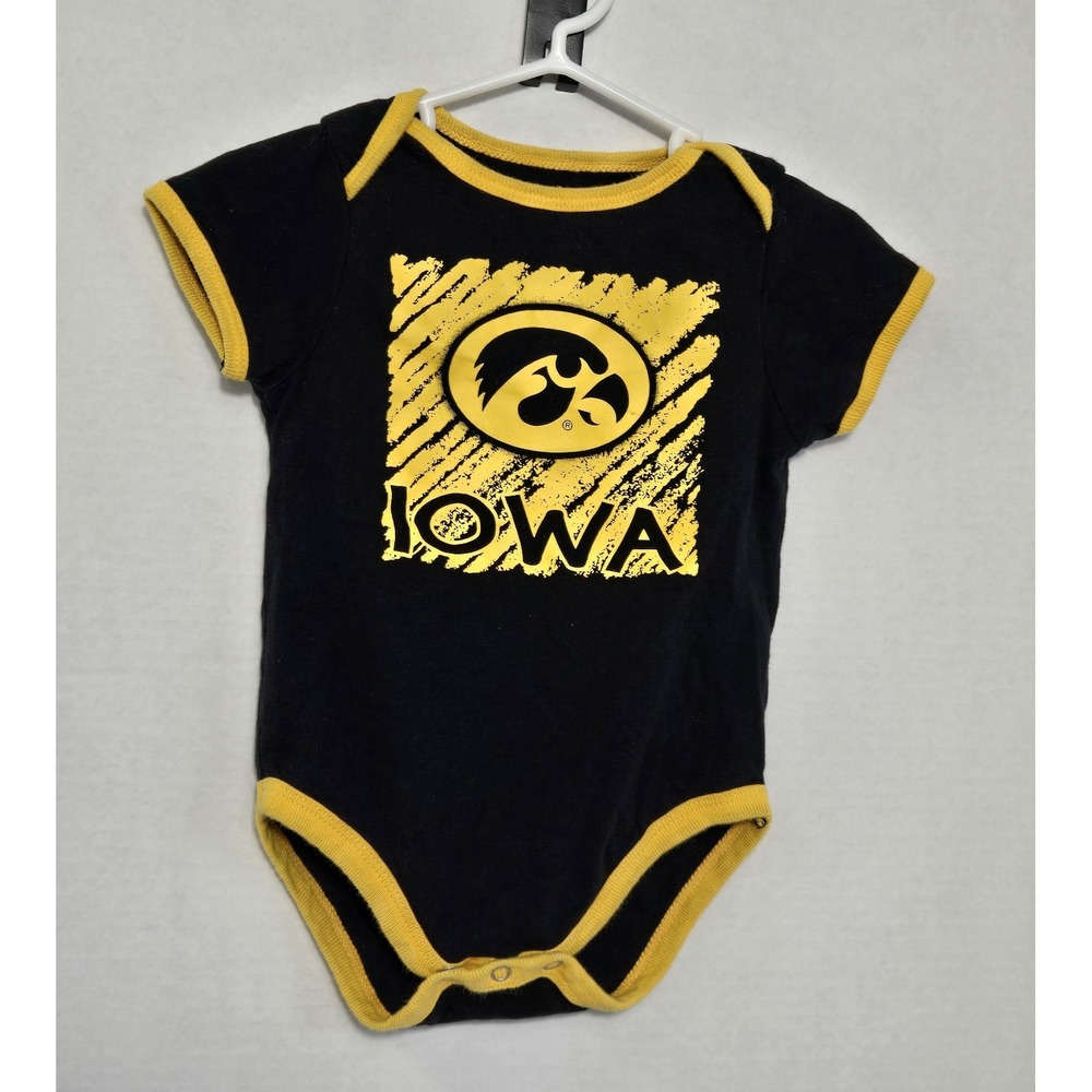 NCAA Iowa Hawkeyes Baby Boys' Jersey Bodysuit‎ Size 6-12M